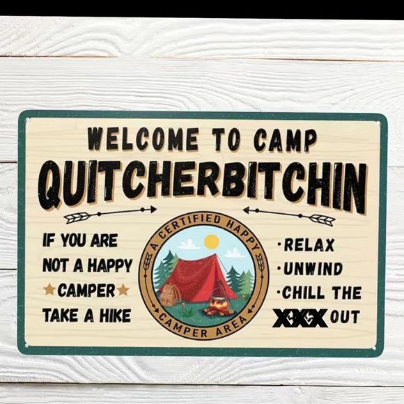 🃏NWT🃏Metal Sign for Man-Cave or She-Shed!. 11”l x 7.5”h.🃏 - Picture 1 of 3
